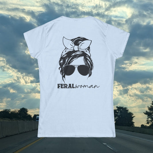 Feral Woman - Women's Softstyle Tee