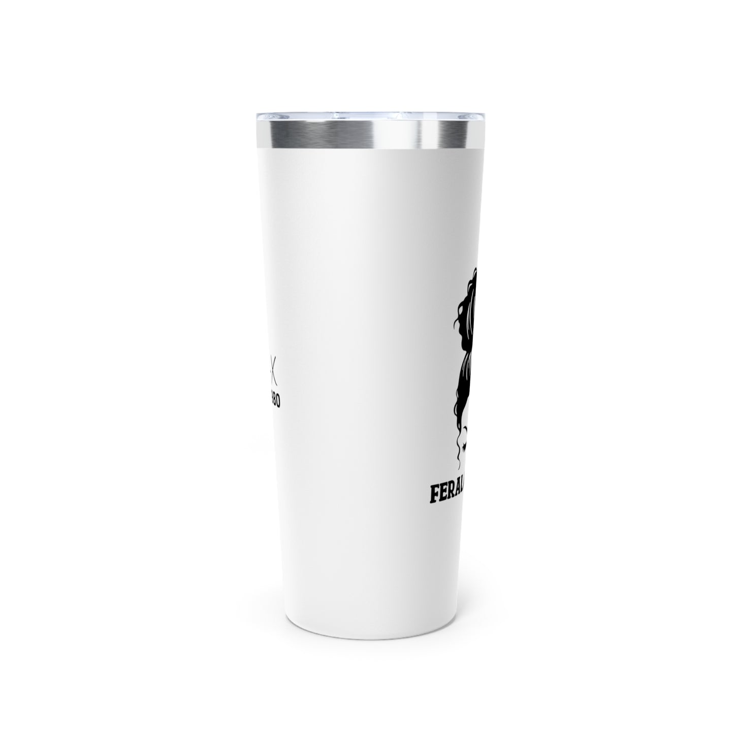 Feral Woman #2 - Copper Vacuum Insulated Tumbler, 22oz -