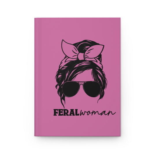 Feral Woman Hardcover Journal Matte